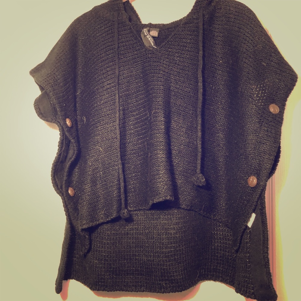 Black ModCloth Poncho